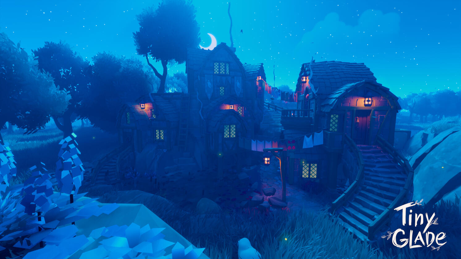 Hilltop Village (Dusk)