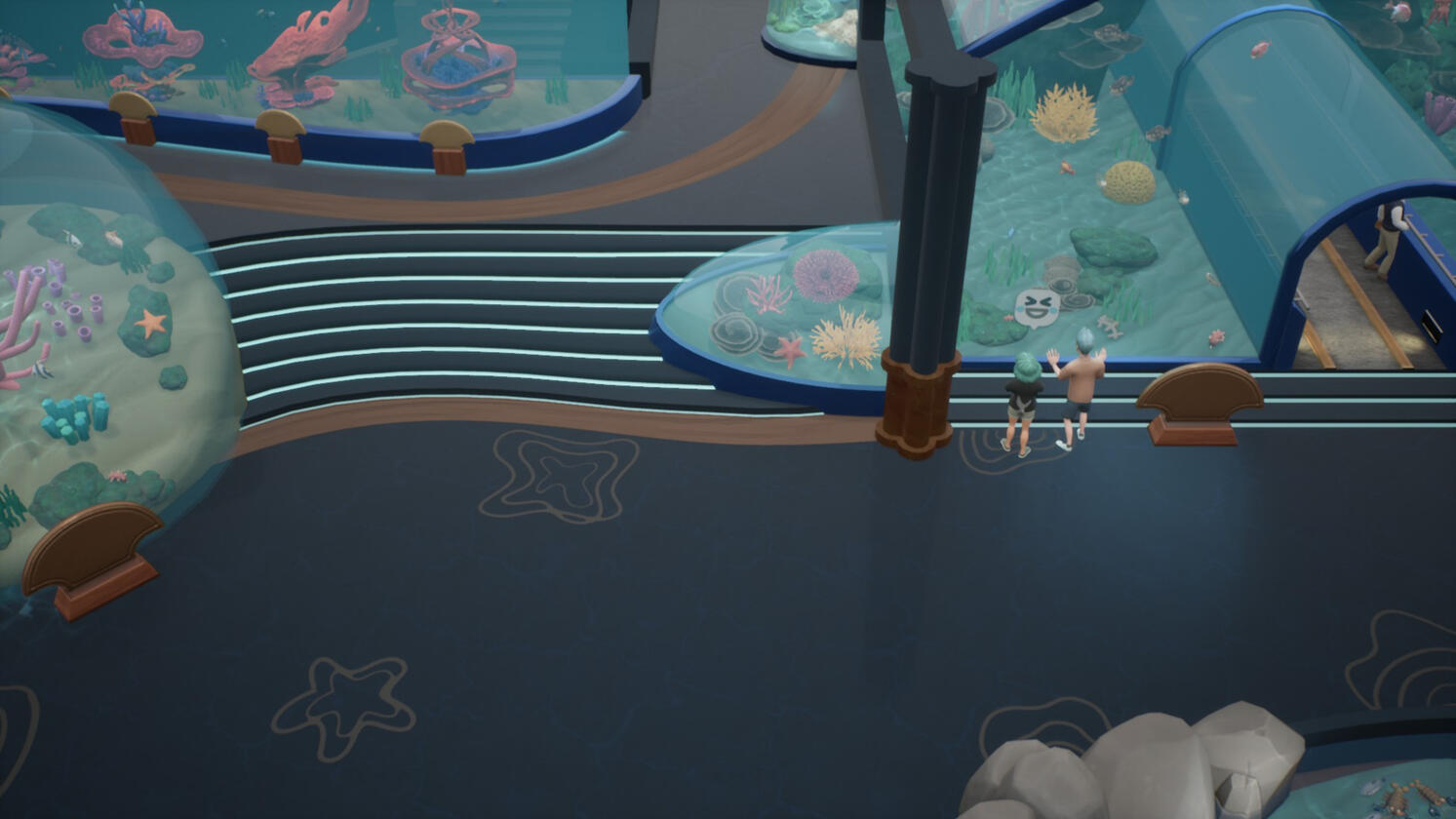 Aquarium visit with Wakuu